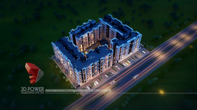 night-view-3d-walkthrough-services-apartment-project